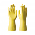 Перчатки хозяйственные Китай Чистые руки р. L, латексные, с внутренним напылением