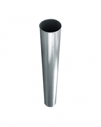 Труба Россия (d=100 мм, L=1000 мм) 50 мм теплоизоляции, нержавеющая сталь, вентиляционная