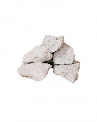 Камни Атлант Камень Белый кварцит 20 кг, колотые