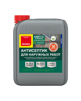 Антисептик Neomid 440 Eco 5 л., деревозащитный