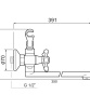 Смеситель для ванны с душем РМС SL71-143P