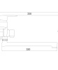 Смеситель для ванны с душем РМС PL6-006E белый