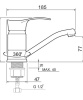 Смеситель для кухни РМС SL86-004FBS-15